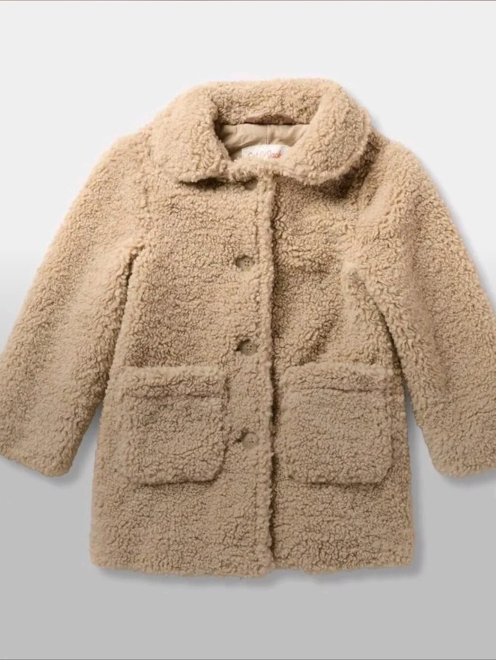 Toddlers' Holiday Dressy Cozy Teddy Fleece Overcoat - Cat & Jack